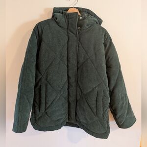 Madewell Corduroy Holland Quilted Puffer Parka